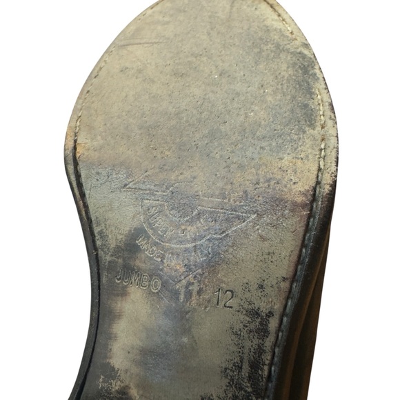 Dan Post Vintage Black Leather Western Cowboy Boots Men’s Size 8 USA Made in EUC - Picture 6 of 15